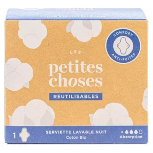 Serviette Lavable Nuit - Coton bio