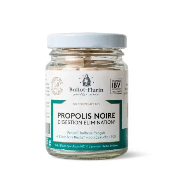 Digestion et Élimination à la Propolis noire - 120 comprimés