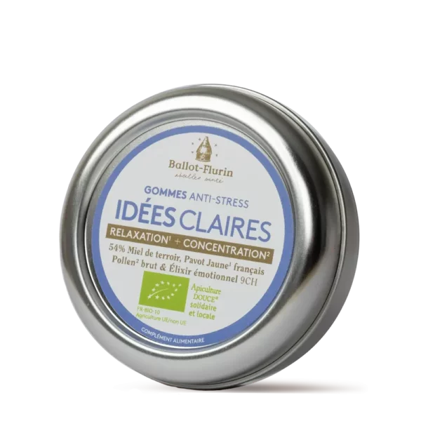 Gommes Idées Claires 30g - Relaxation & Concentration