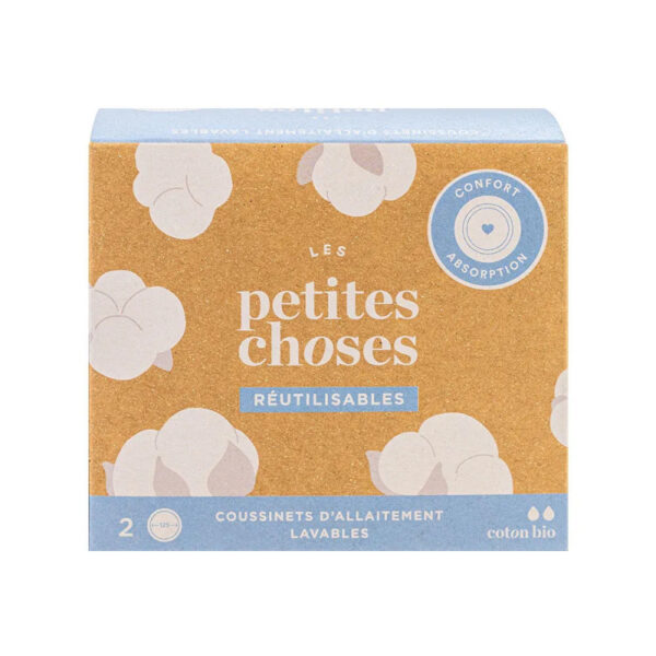 Coussinets d’allaitement lavables - Coton Bio