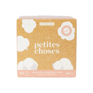 Serviettes hygiéniques Jour- Coton Bio - Boîte de 10