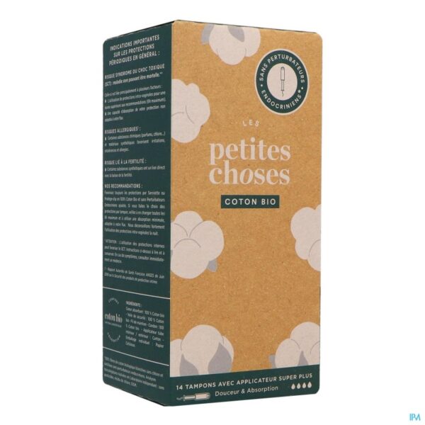 Tampon Bio avec applicateur - Flux super plus