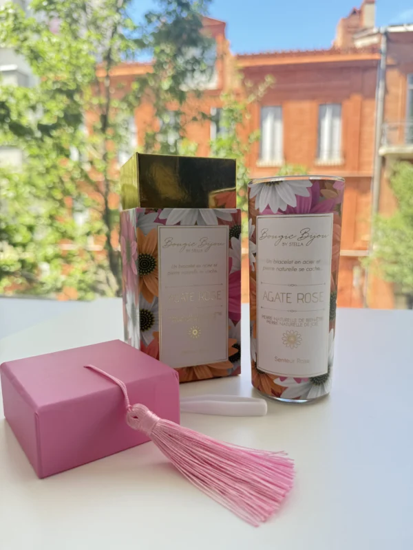 Bougie Bijoux - Rose – Image 2